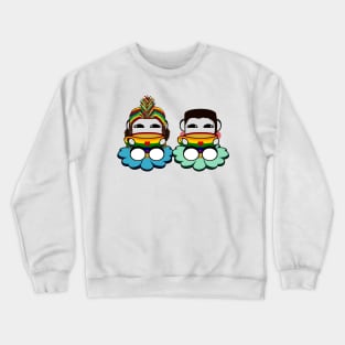 Naka Do & Oyo Yo Sips Tea Party Series (Rainbow Tea) Crewneck Sweatshirt